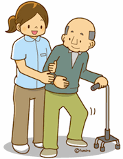 デイケア施設での仕事